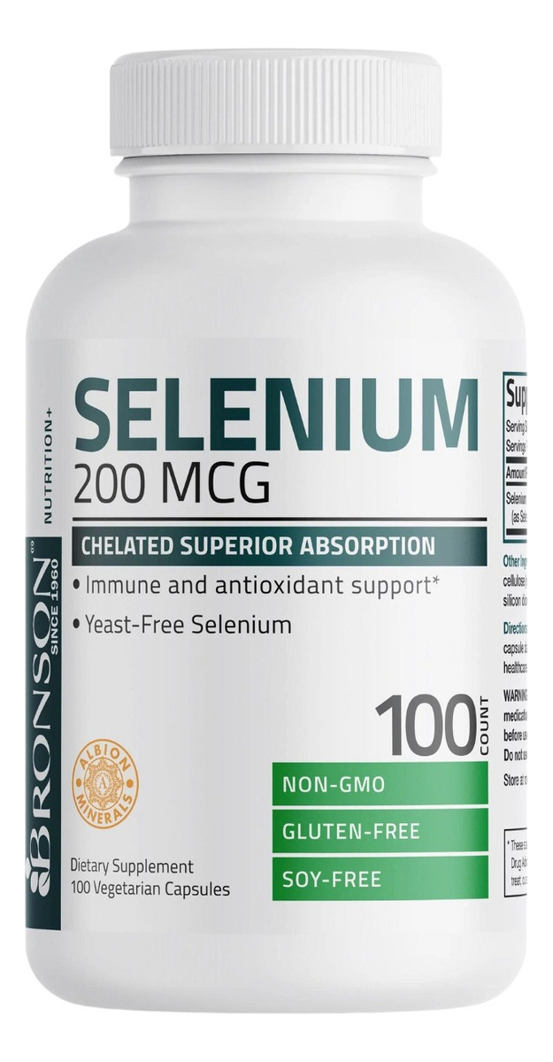 Salud y Equipamiento Médico - Selenio 200 Mcg  100 Capsulas 0
