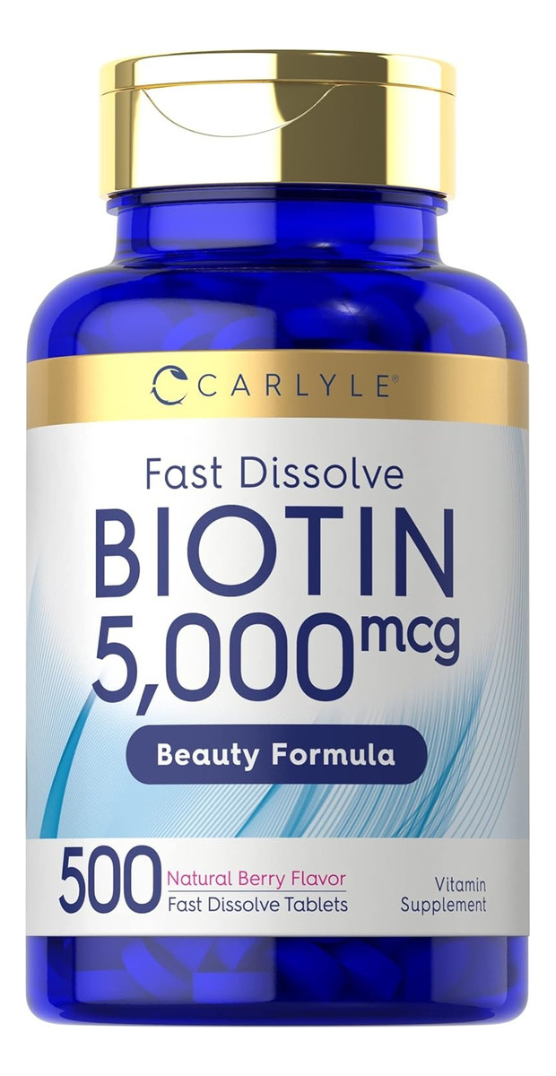 Salud y Equipamiento Médico - Biotina 5000mcg Carlyle 0