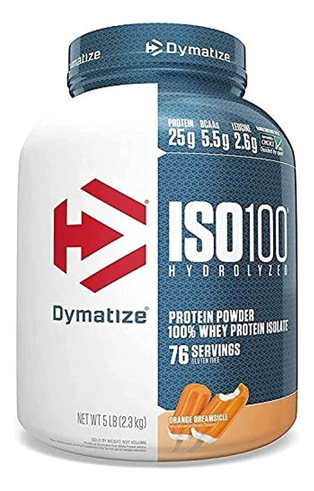 Salud y Equipamiento Médico - Proteina Iso 100 Naranja 5 Lbs
