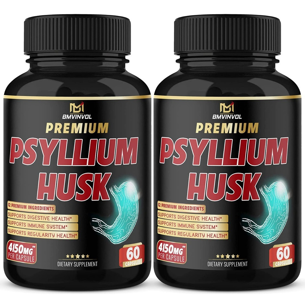 Salud y Equipamiento Médico - Psyllium 60 Caps Set2 Bmvinvol 0
