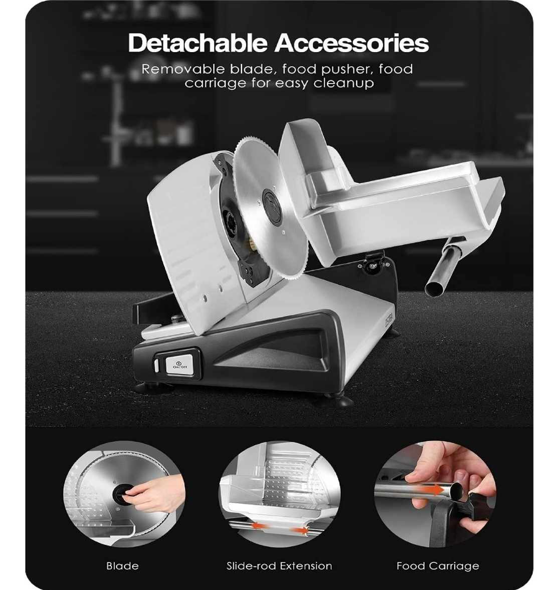 Salud y Equipamiento Médico - Tajadora Cortador Rebanador Carnes Fria Queso Jamon Oferta 1