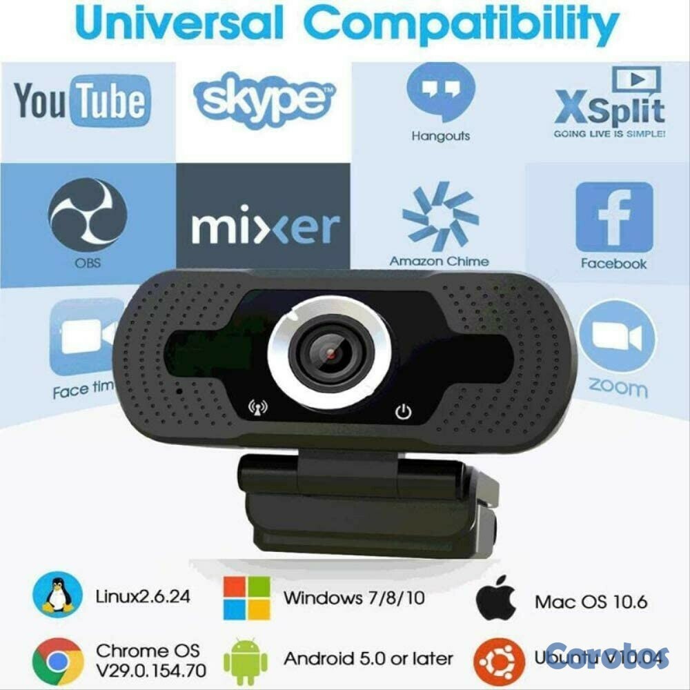 camaras y audio - Cámara Web HD 480P para pc y laptop
 2