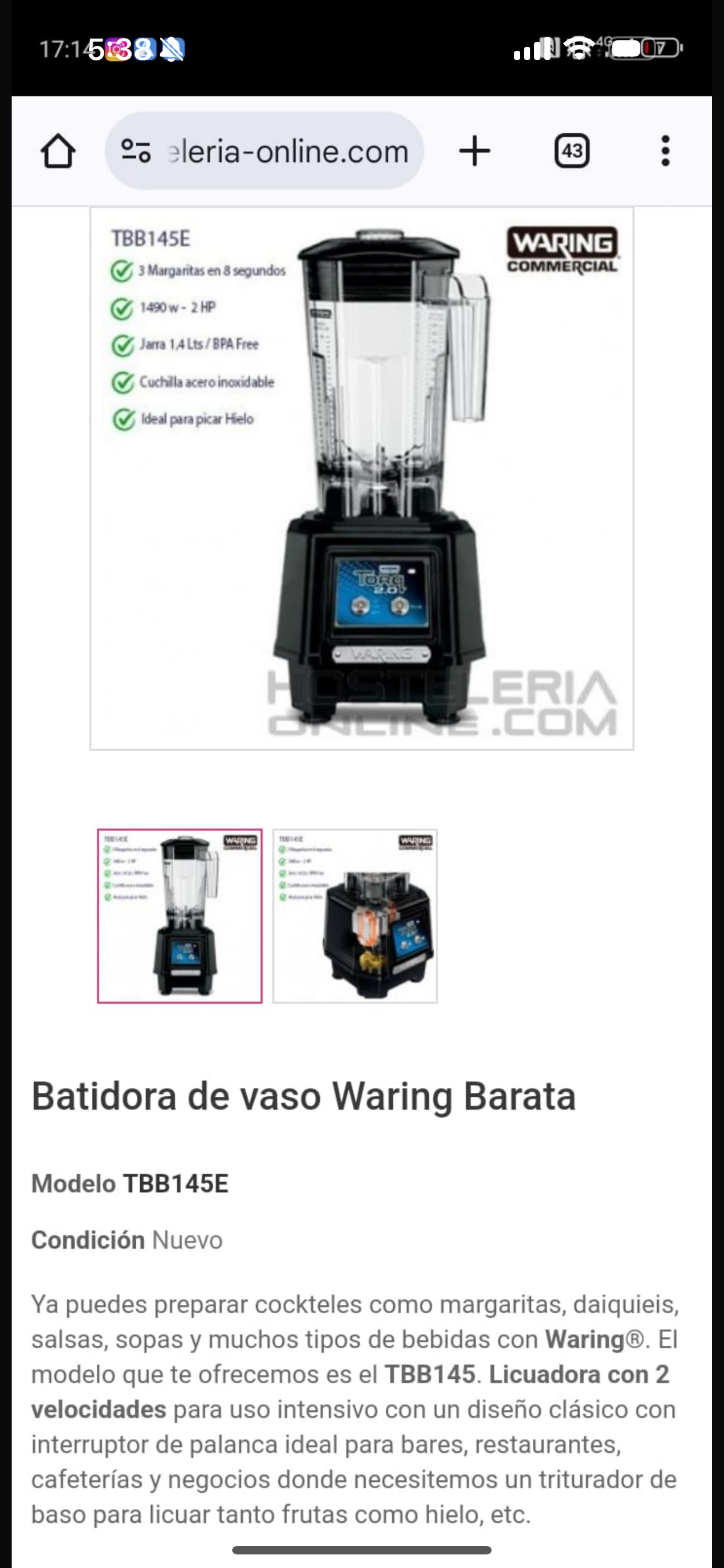 cocina - licuadora waring  2