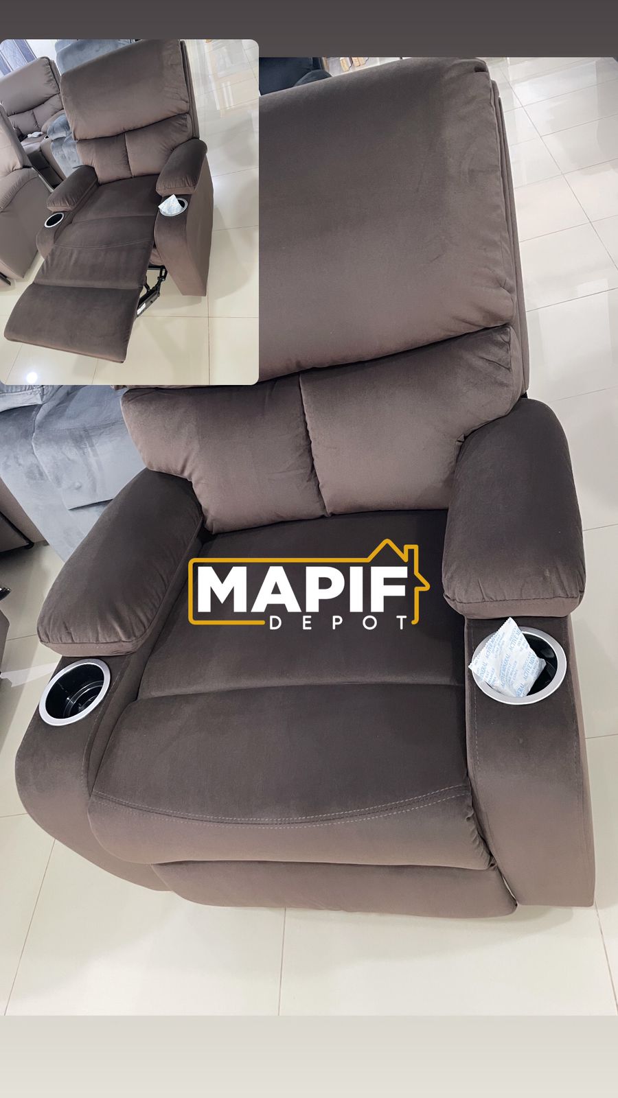 muebles y colchones - SILLON RECLINABLE MECEDORA 1