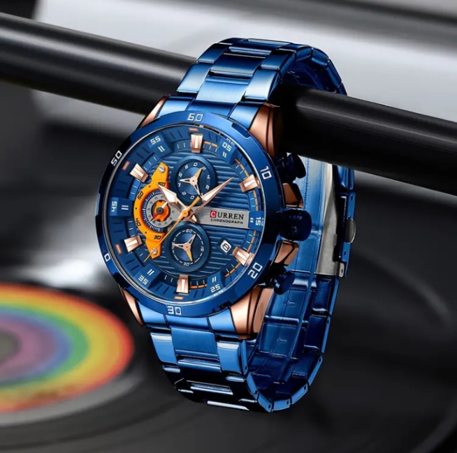 joyas, relojes y accesorios - Elegantes relojes CURREN, Nuevos 4