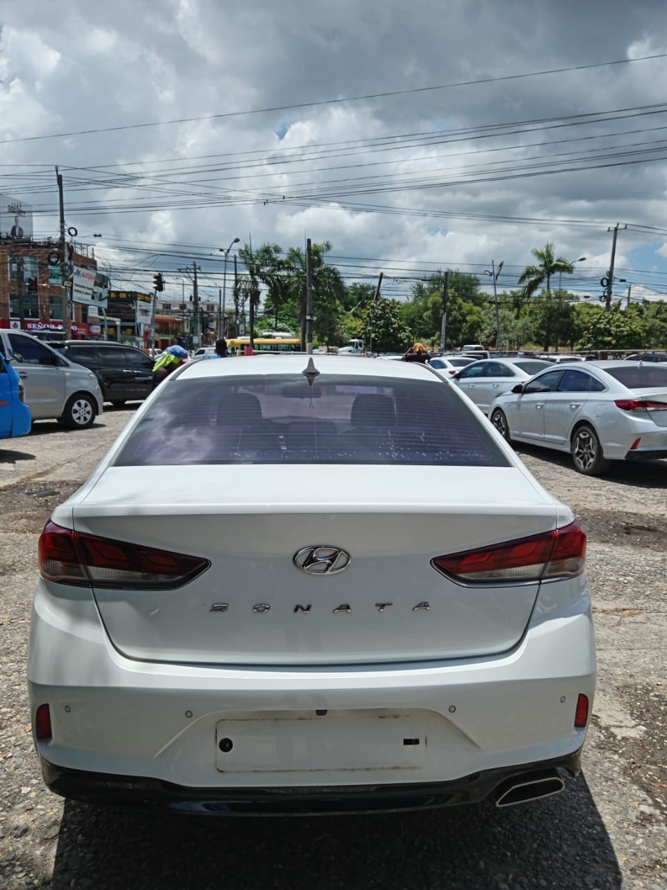 carros - HYUNDAI SONATA NEW RISE 2018 BLANCO 4