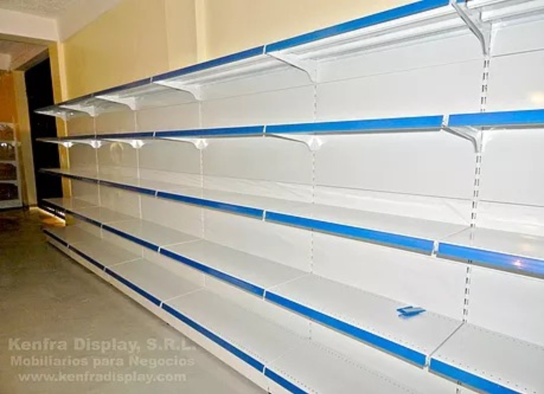 equipos profesionales - Estanteria metálica de pared para exhibición de mercancías   3