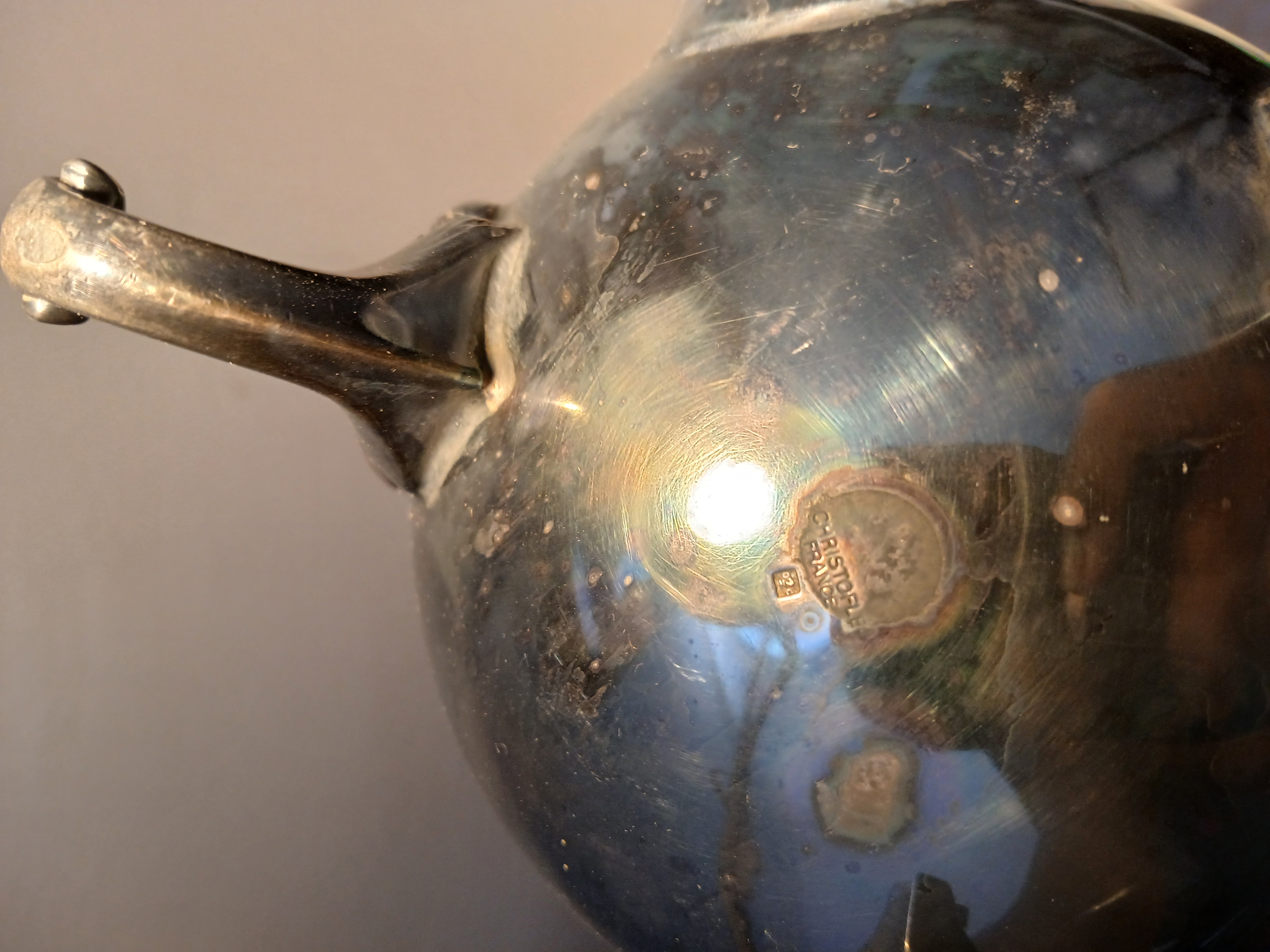 arte y antigüedades - Cafetera Plata Christofle 0