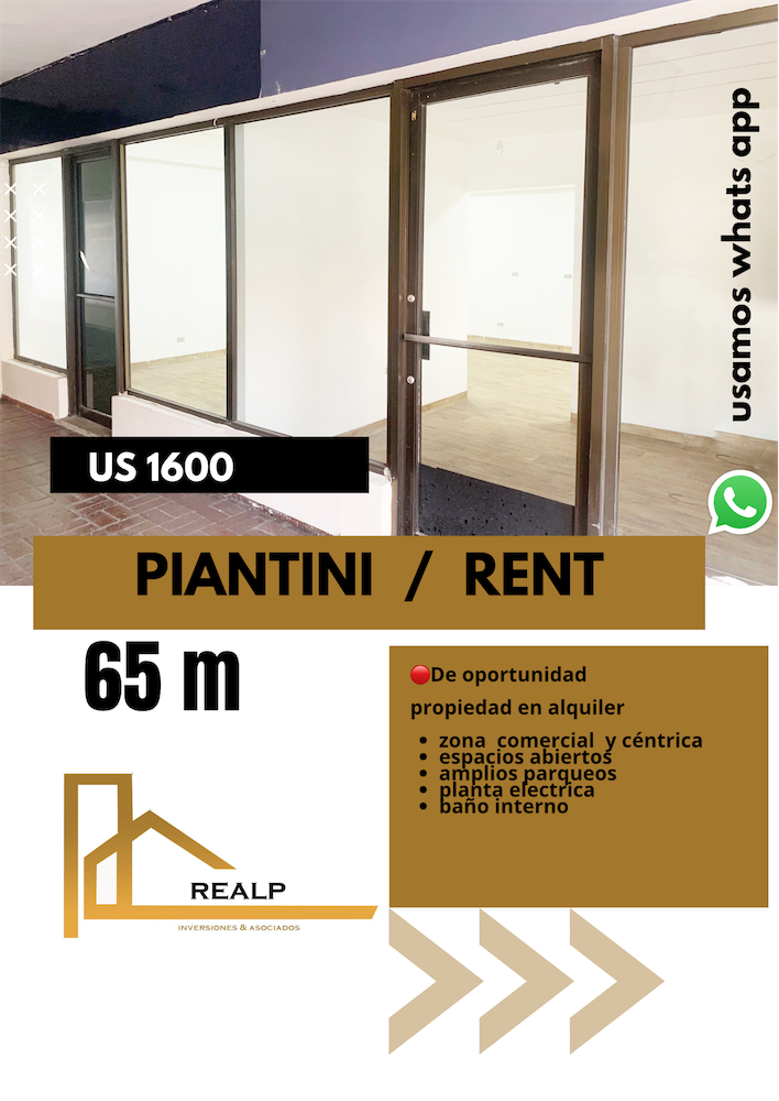 oficinas y locales comerciales - Local céntrico en Piantini 0