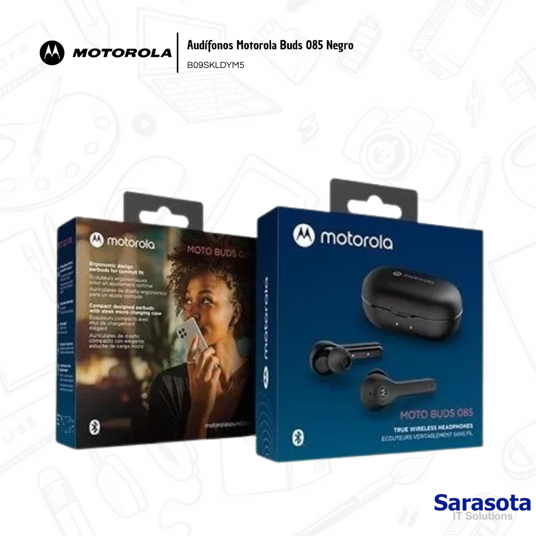 camaras y audio - Motorola Audífonos Buds 085 Negro B09SKLDYM5 2