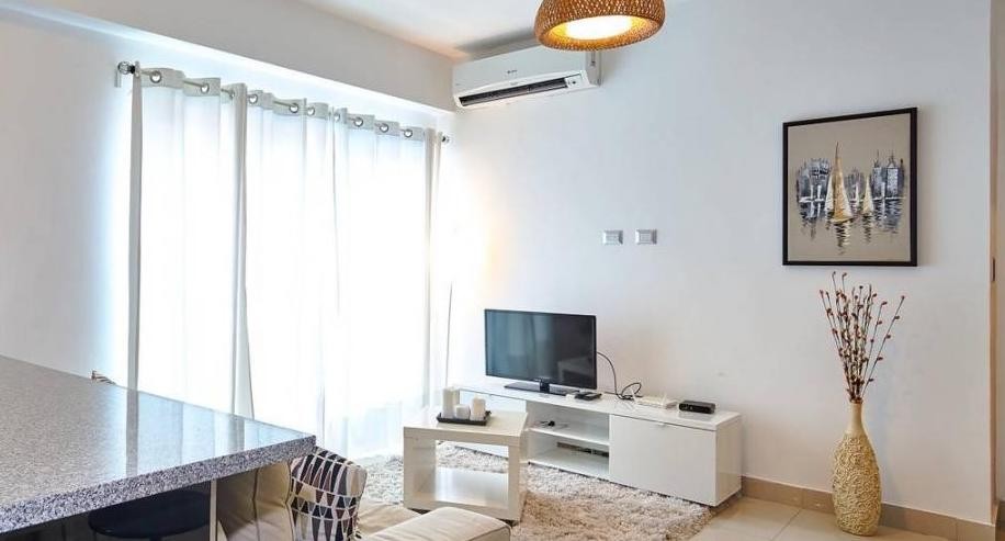 apartamentos - Piantini amueblado 1 habitacion 1.5 banos 1 parqueo balcon  6