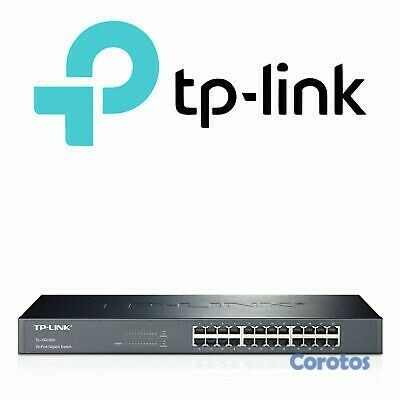 computadoras y laptops - SWITCH 24 PUERTOS TP-LINK TL-SG1024, NO ADMINISTRABLE/RACK, 24 PUERTOS GIGABIT  1