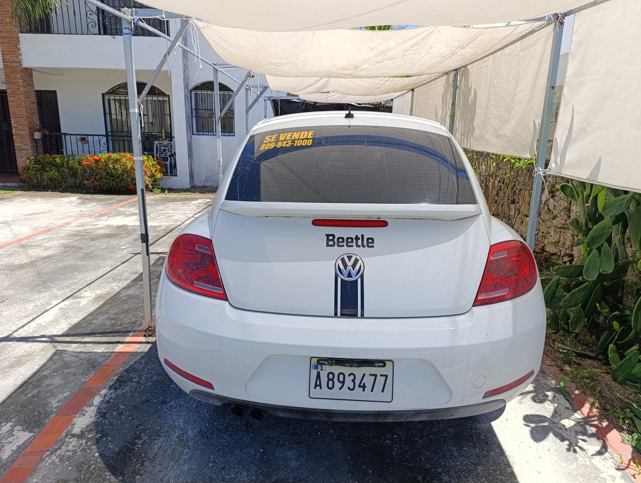 carros - de oportunidad se vende beetle con 45.000 m. 3