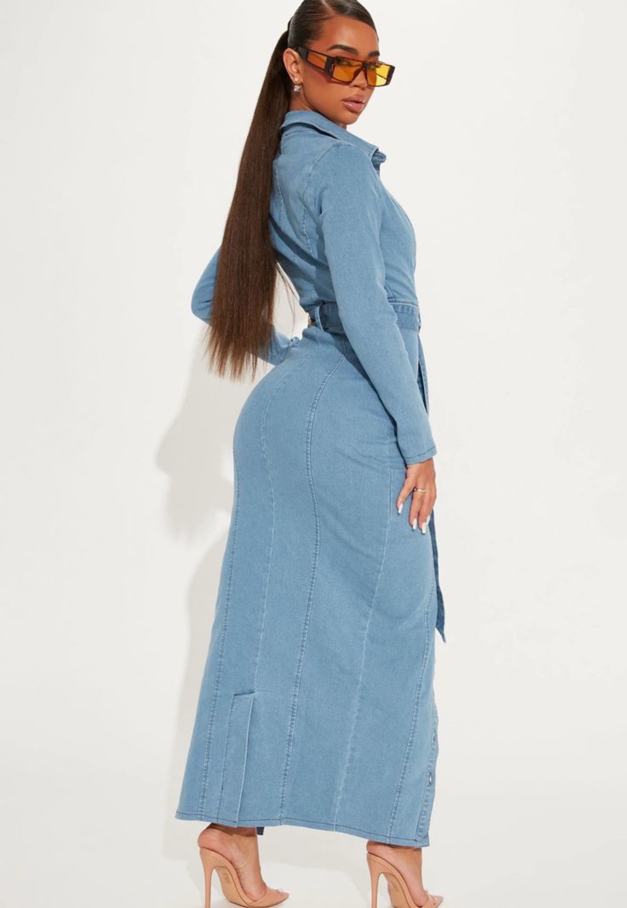 ropa para mujer - vestido jean fashion nova  1