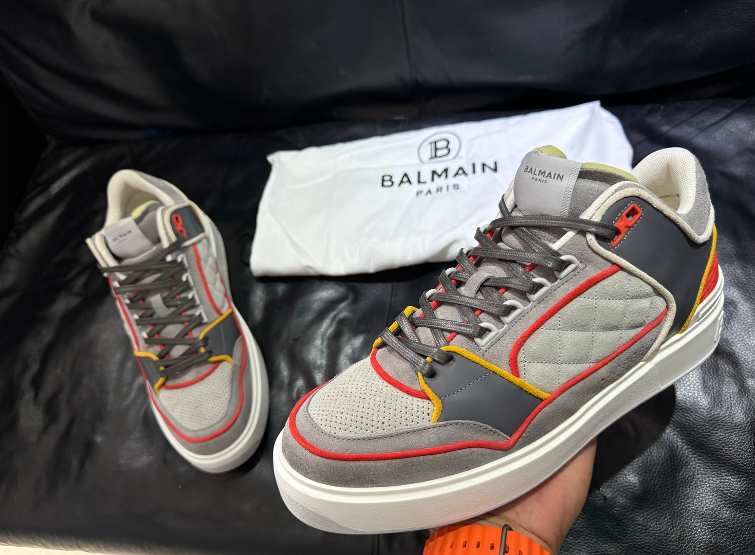 zapatos para hombre - Tenis Balmain B Court Mid-Top Size 43EU| 10 US Nuevos, Originales, US$ 475 NEG 0