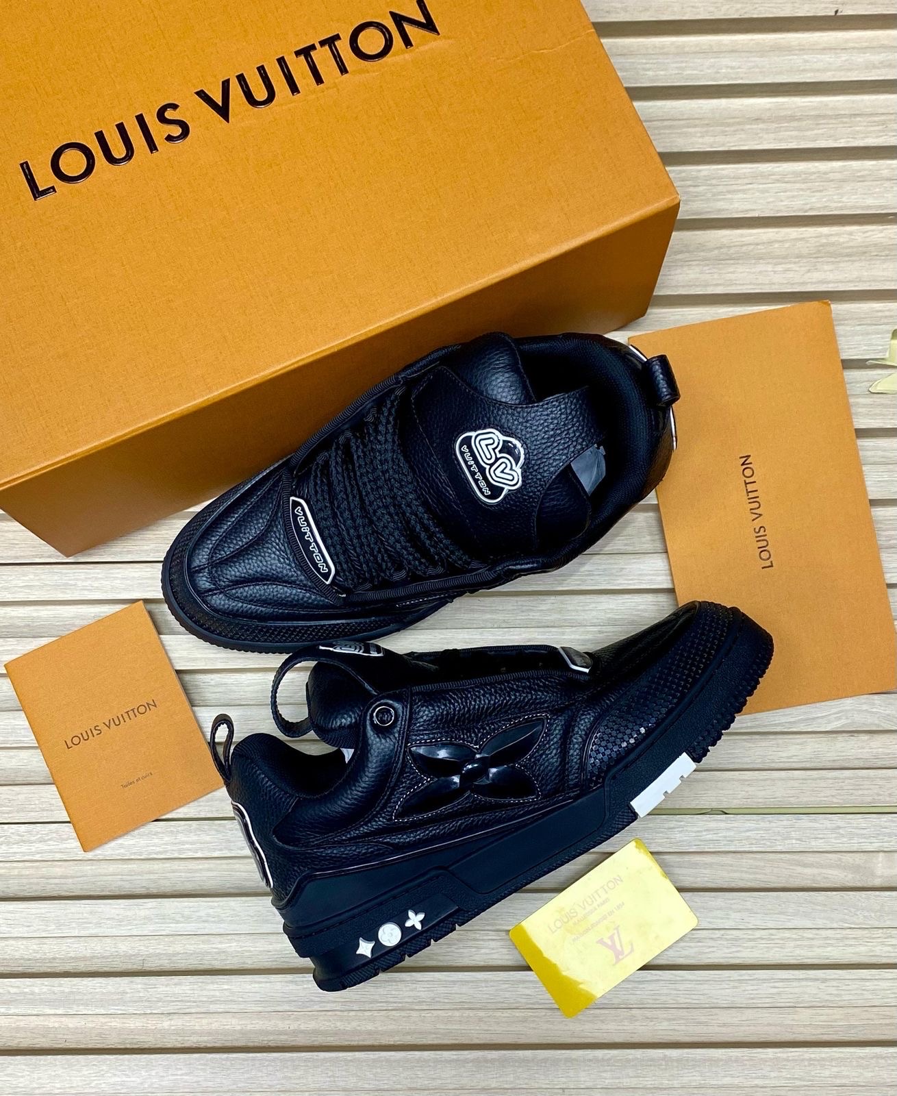 zapatos unisex - Calzado Louis Vuitton LV Blanco White Tenis Teni Sneaker Sneakers 2K25 🐔 2