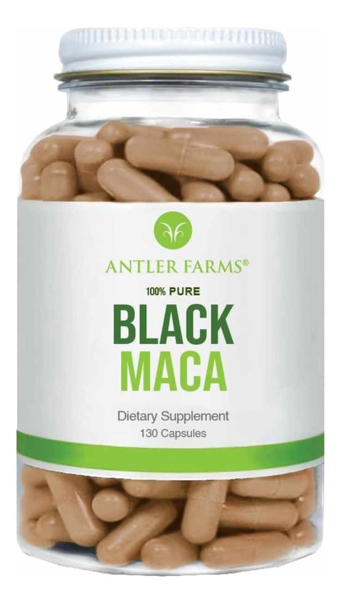 Salud y Equipamiento Médico - Black Maca 1500 Mg Antler Farms 0