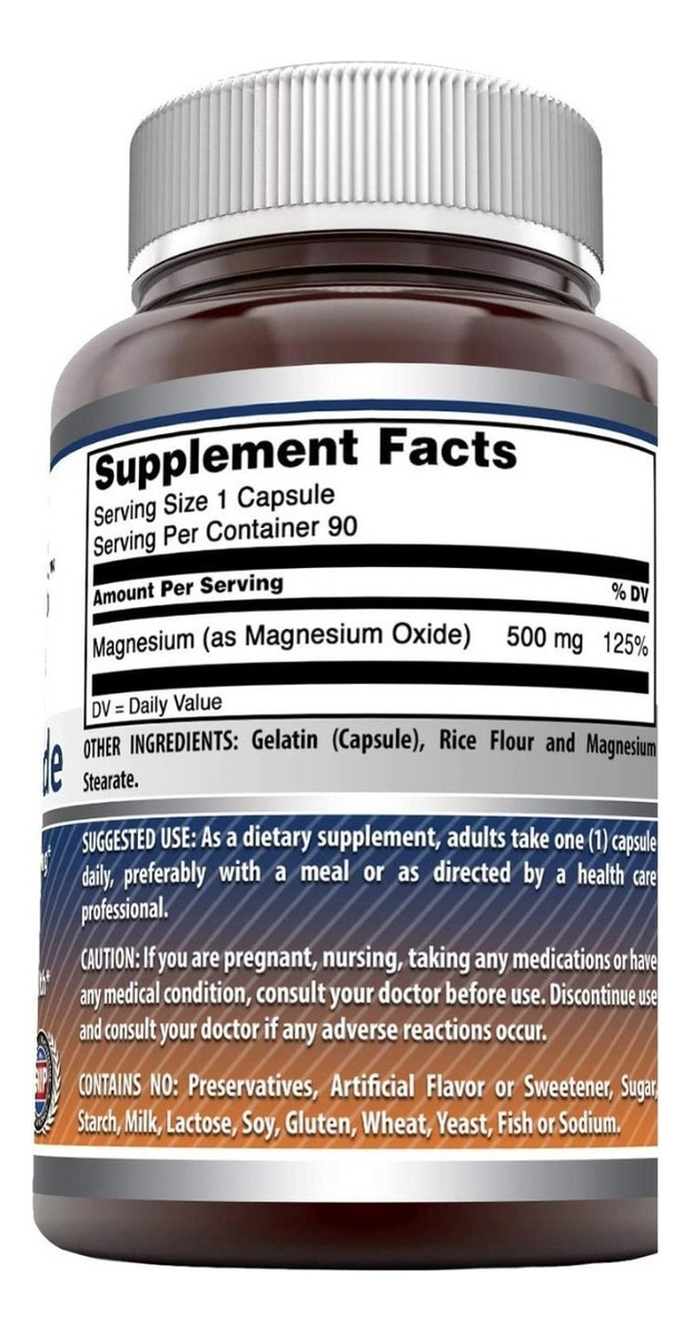 Salud y Equipamiento Médico - Magnesio Oxido 500mg Amazing 1