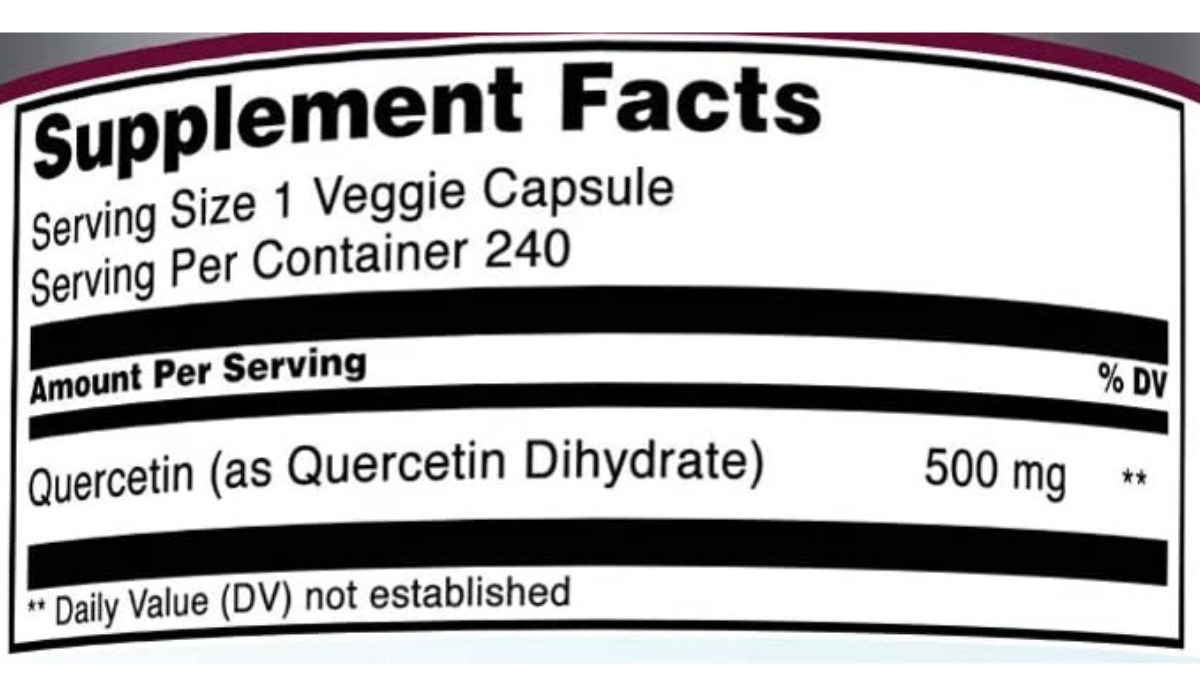 Salud y Equipamiento Médico - Quercetina 500mg 240 Cápsulas - Un - Unidad A $1462 1
