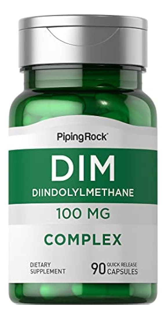 Salud y Equipamiento Médico - Suplemento Dim De Piping Rock | 100 Mg | 90 Cápsulas | Suple 0