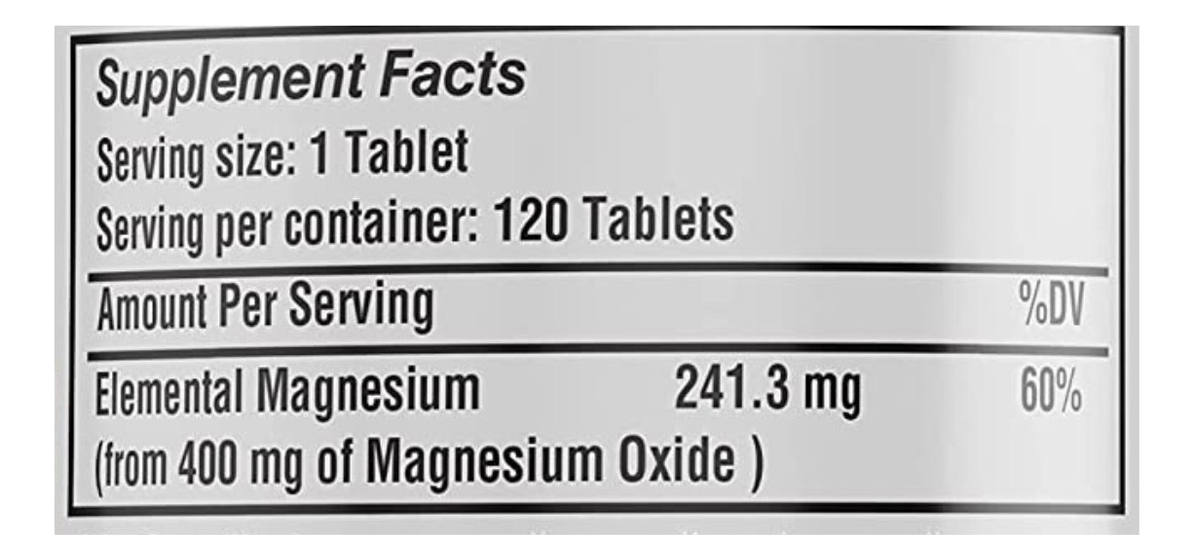 Salud y Equipamiento Médico - Magnesio Oxido 120tab Safrel - Uni - Unidad A $1142 1