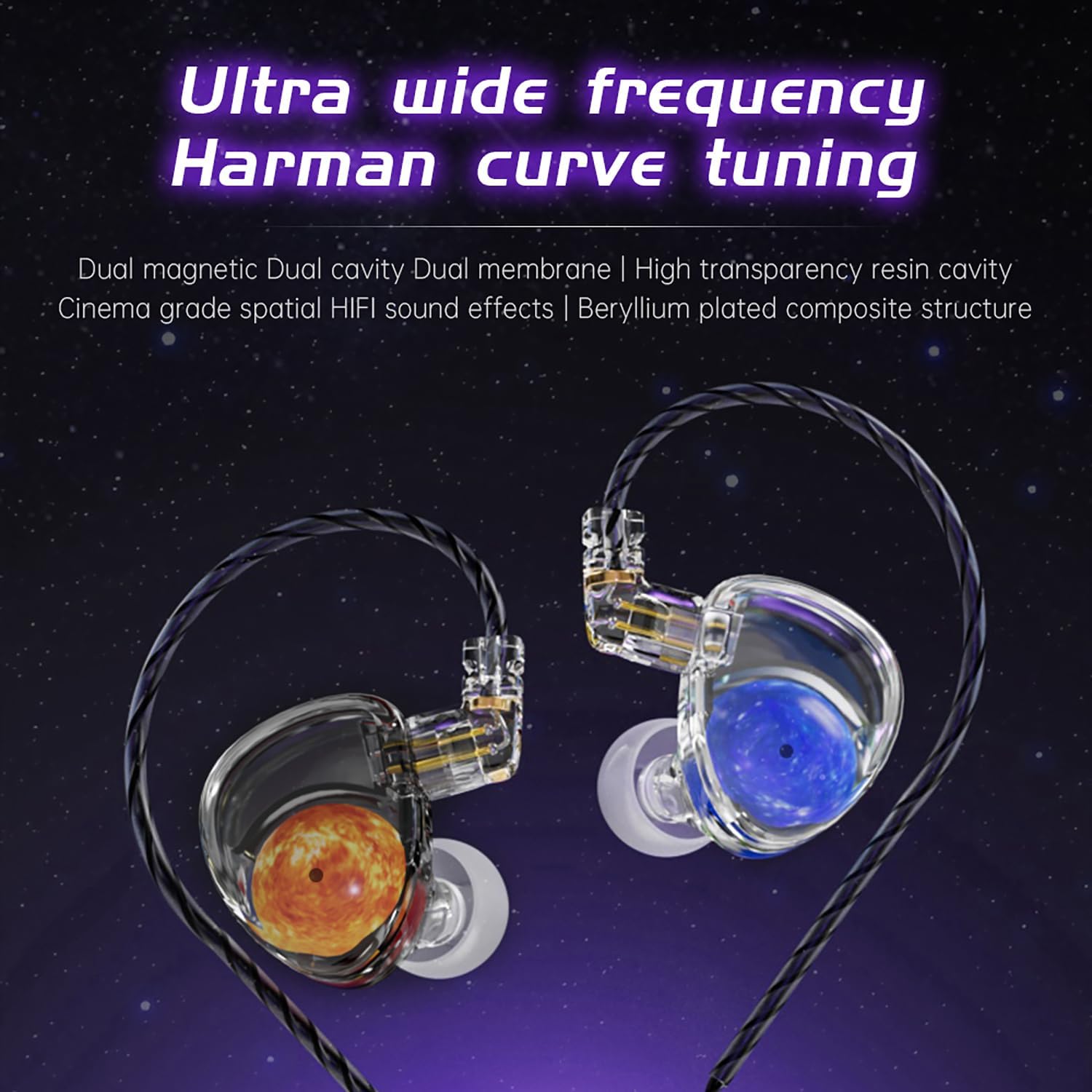 camaras y audio - Auriculares IEM ND Planet Driver Dinámico 12mm 2