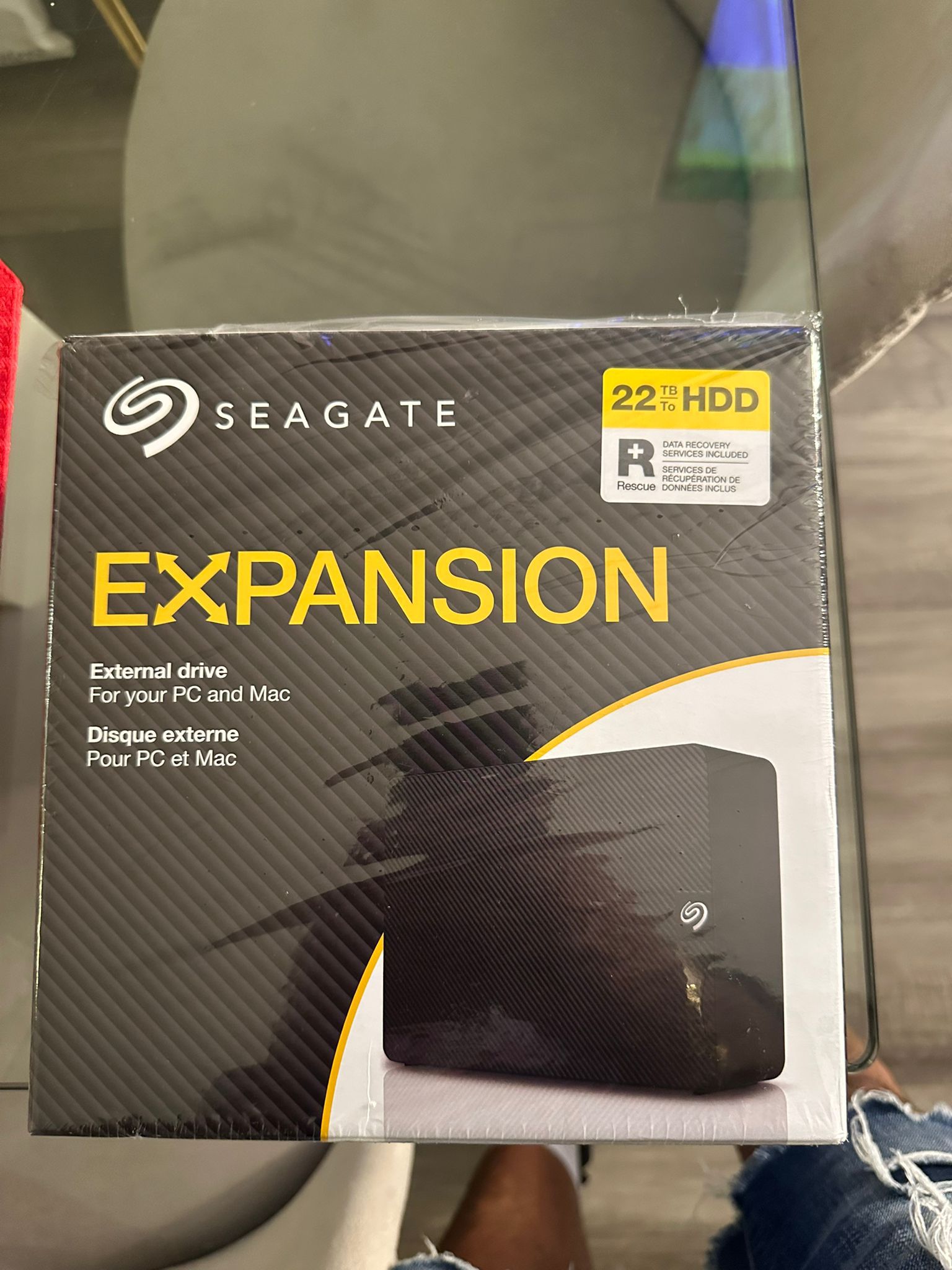 computadoras y laptops - Disco duro externo SEAGATE 22TB NUEVO SELLADO