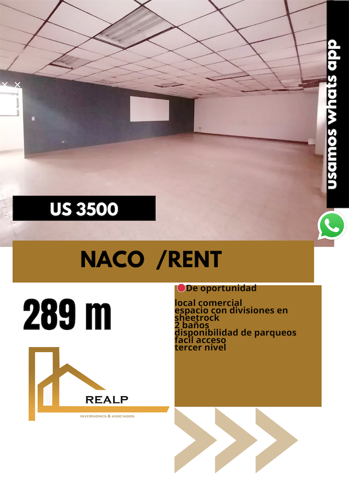 oficinas y locales comerciales - Local amplio en naco  0