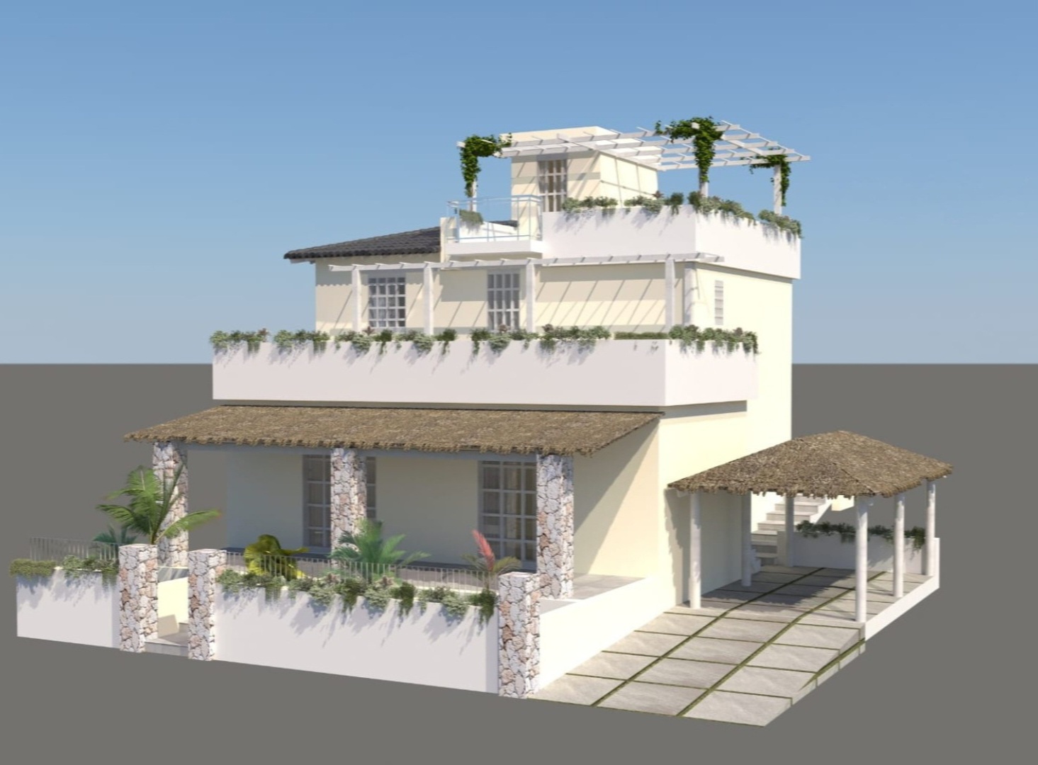 casas - VENDO ELEGANTE VILLA CON PISCINA EN RIO SAN JUAN 2