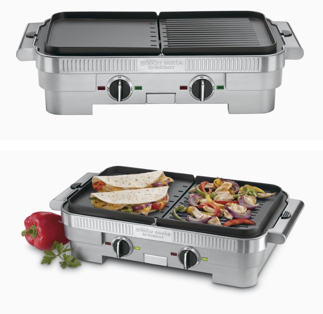 electrodomesticos - Cuisinart GR-55 Griddler Combo de Parrilla/plancha 1