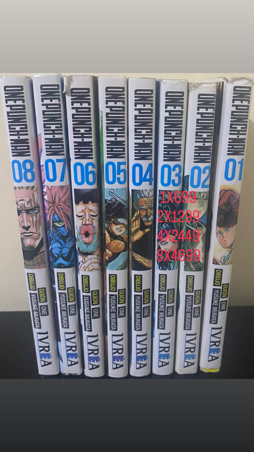 hobby y coleccion - ONE PUNCH MAN 1-8 MANGA