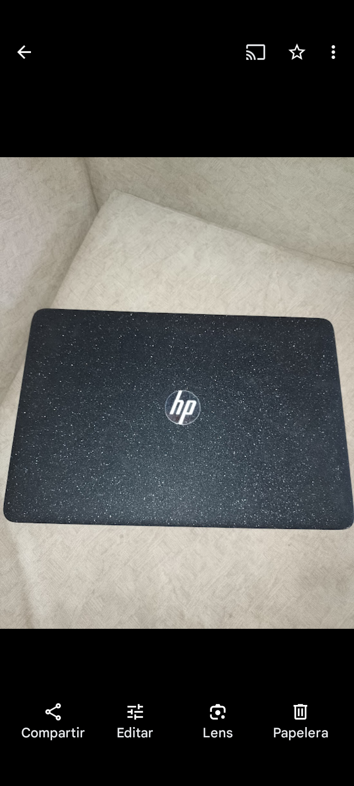 computadoras y laptops - Laptop HP negra brillante  2