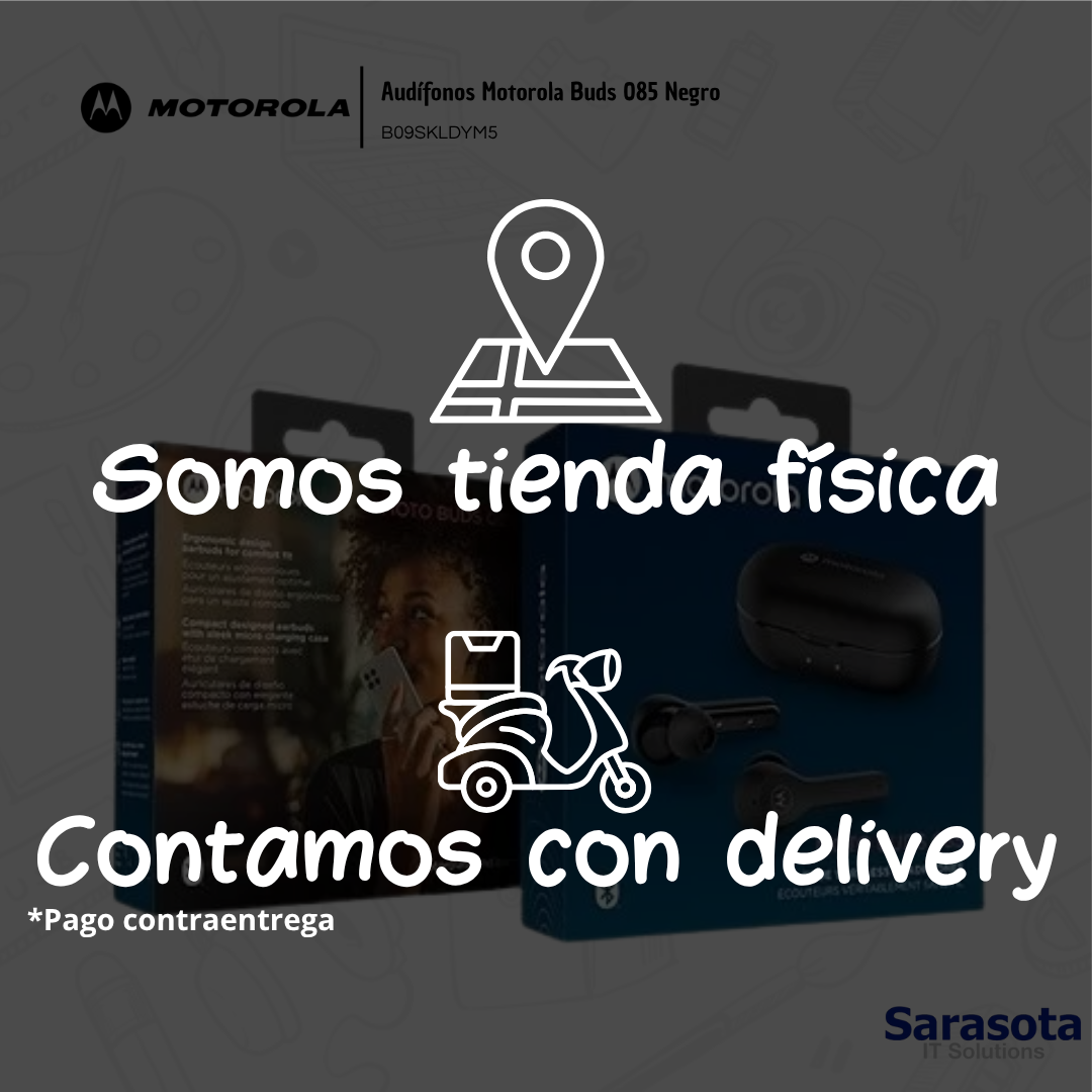 camaras y audio - Motorola Audífonos Buds 085 Negro B09SKLDYM5 3