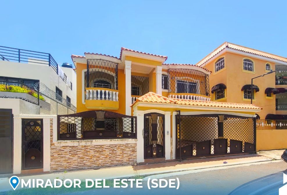 casas - CASA ALQUILER 2 NIVELES MIRADOR DEL ESTE RD$60,000 0