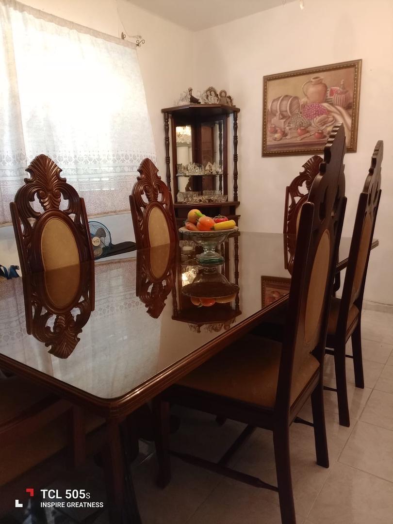 muebles y colchones - comedor de Caoba de 6 sillas 2