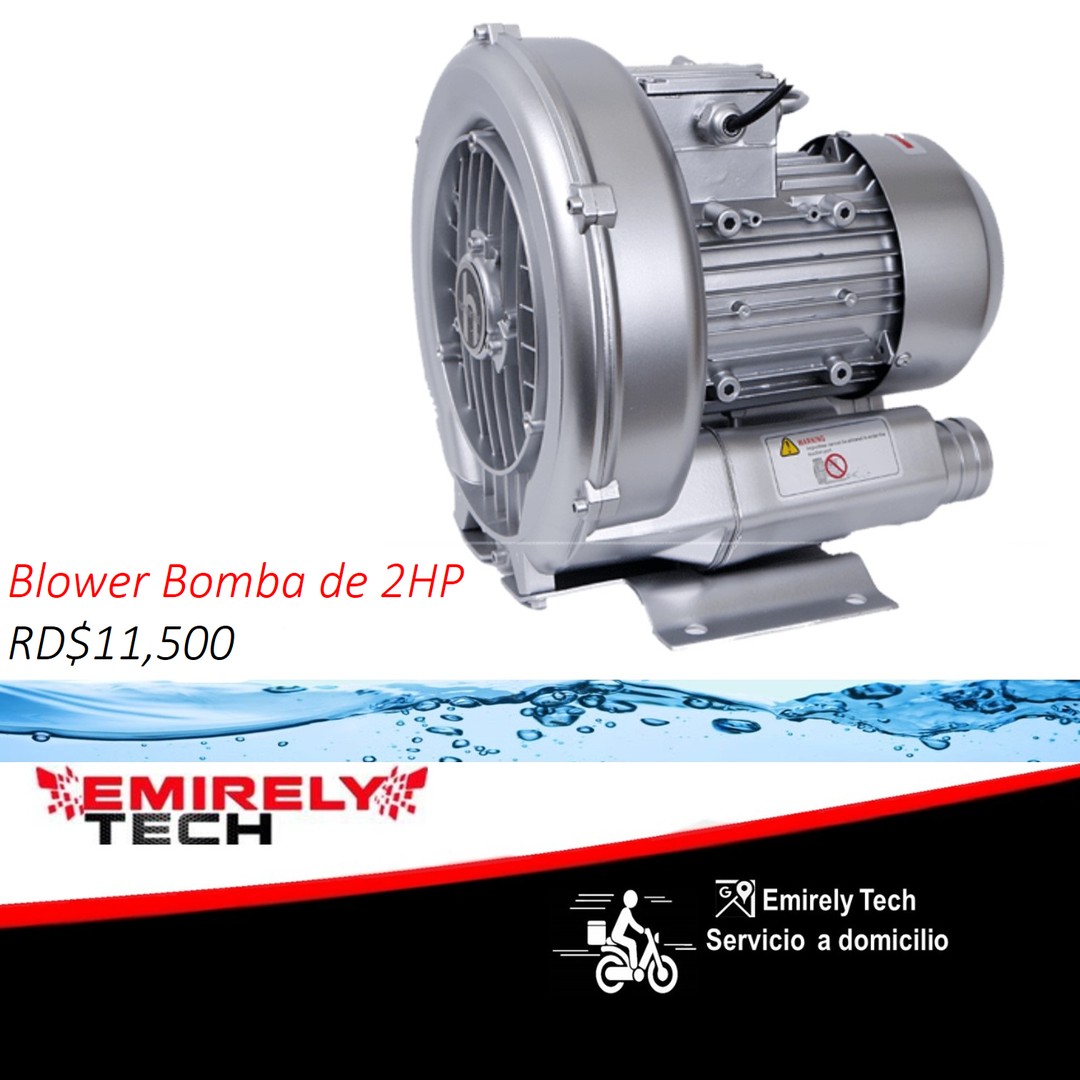 equipos profesionales - Bomba de oxigeno para peces Blower aireador de 2hp 0