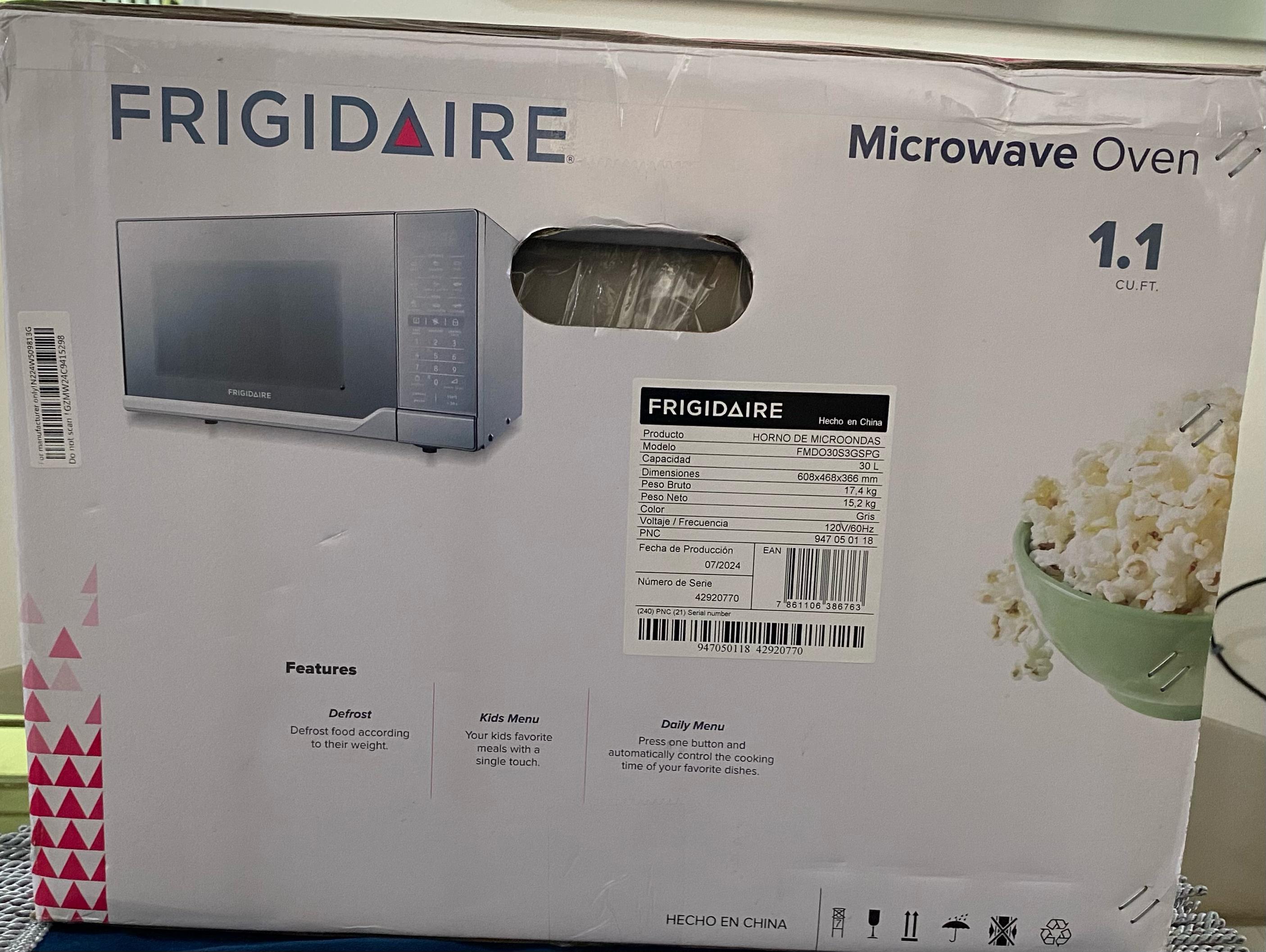 electrodomesticos - HORNO MICROONDAS 