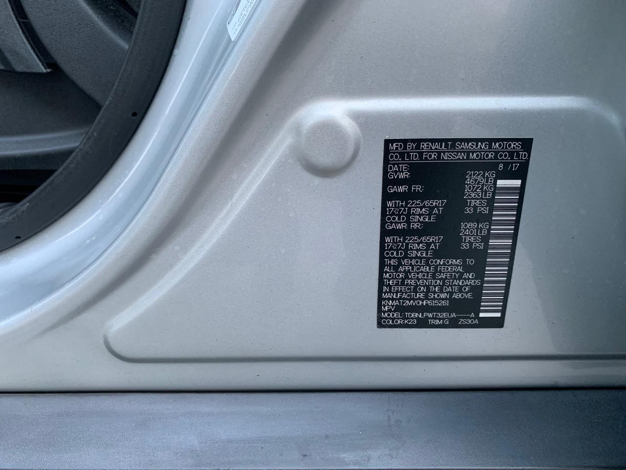 jeepetas y camionetas - Nissan Rogue 2017 S/SV AWD Clean Carfax 6