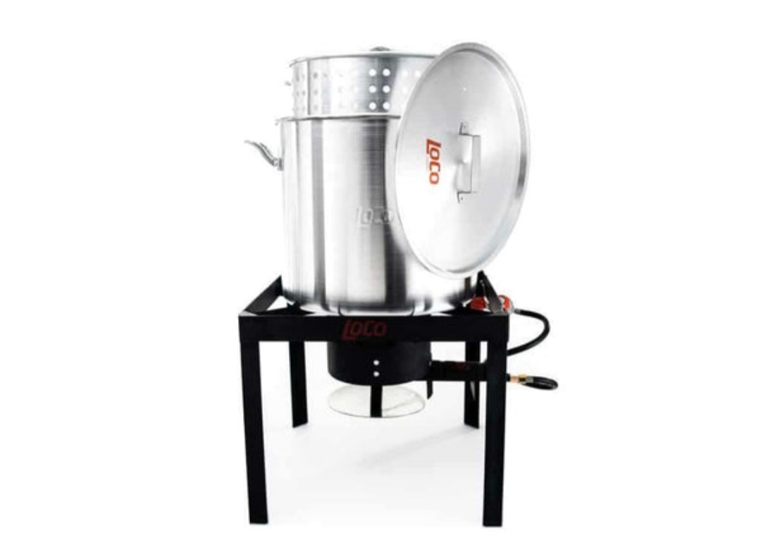 equipos profesionales - Olla en aluminio con estufa incluída 6