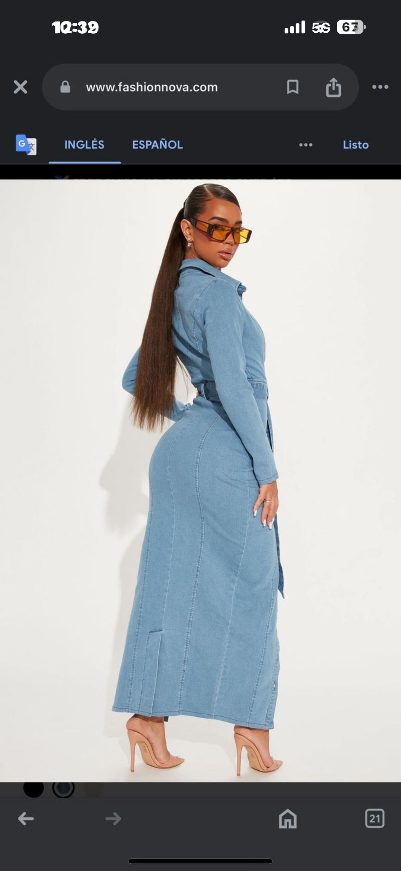 ropa para mujer - vestido jean fashion nova  2