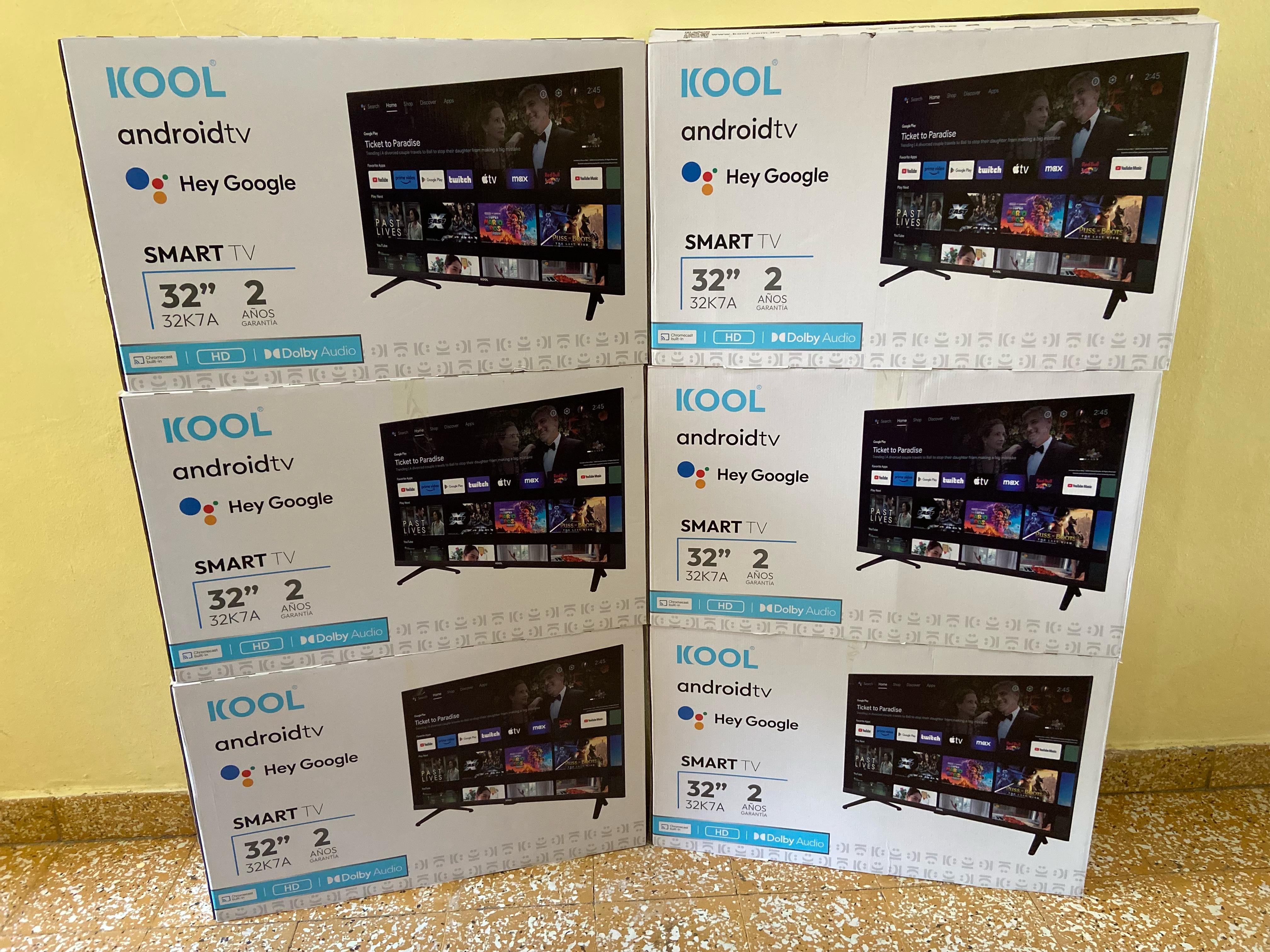 tv - Smart KOOL Android tv 32 pulgadas UHD sin bordes en la pantalla. 0