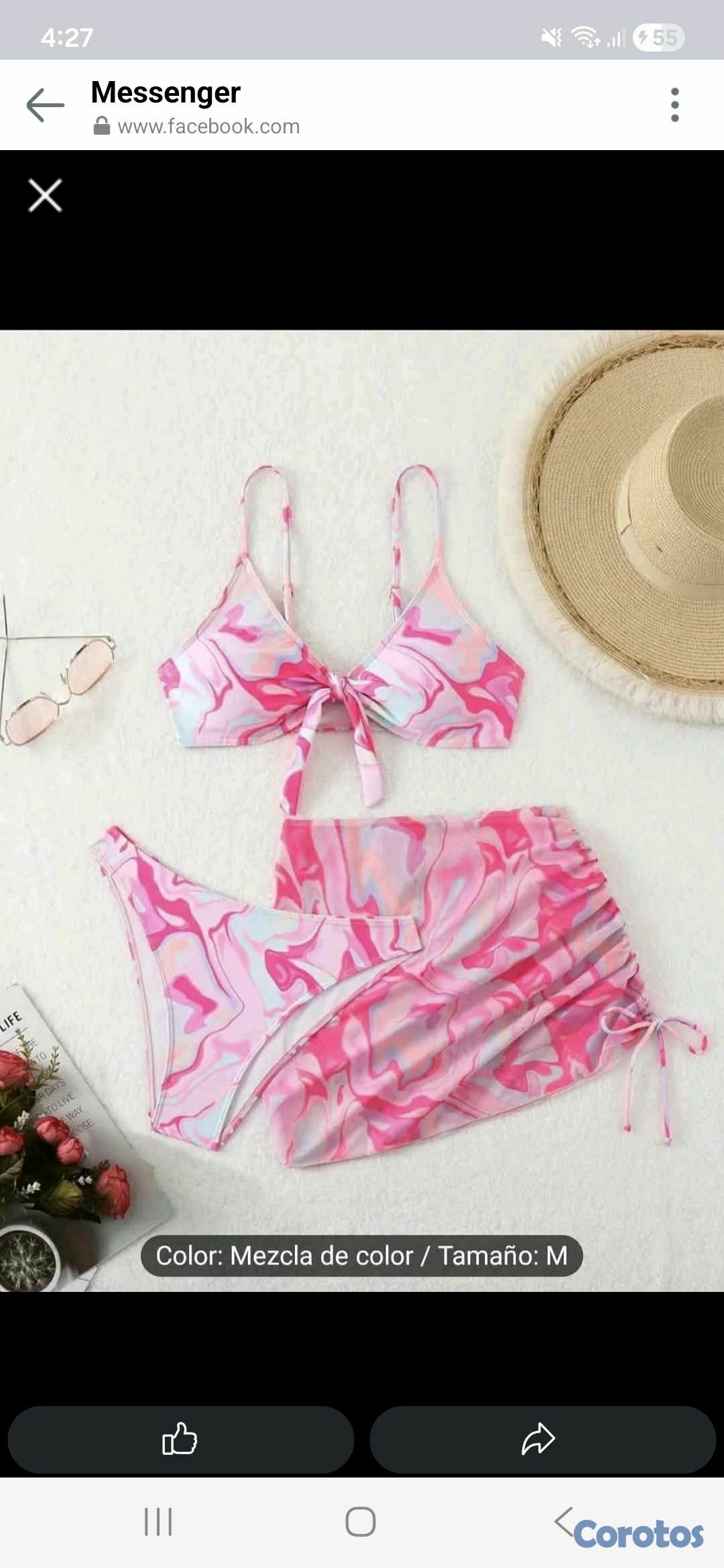 ropa para mujer - TRAJE DE BAÑO DE MUJER COLORIDO TALLA M