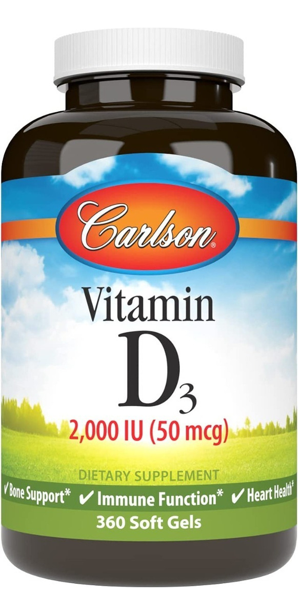 Salud y Equipamiento Médico - Vitamina D3 50mcg Carlson - Unidad - Unidad A $901 0