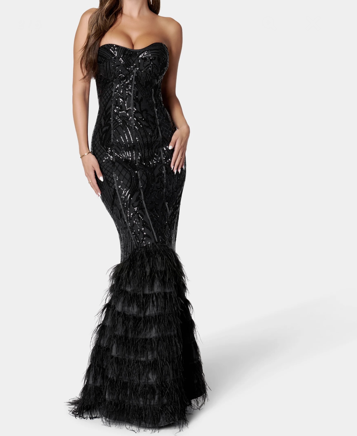 ropa para mujer - Vestido de gala size s marca Bebe  8