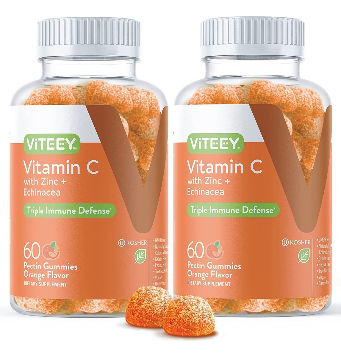 Salud y Equipamiento Médico - Vitamina C  60 Gum Set2 Viteey - U - Unidad A $4252 0
