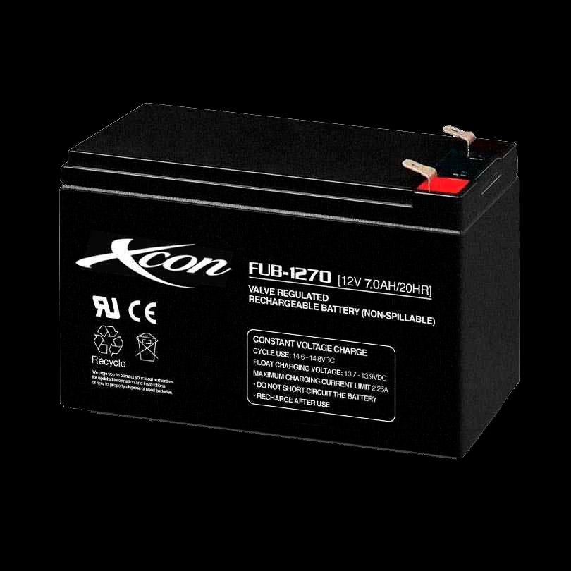 computadoras y laptops - BATERIA XCON PARA UPS 12v/7Amp 0