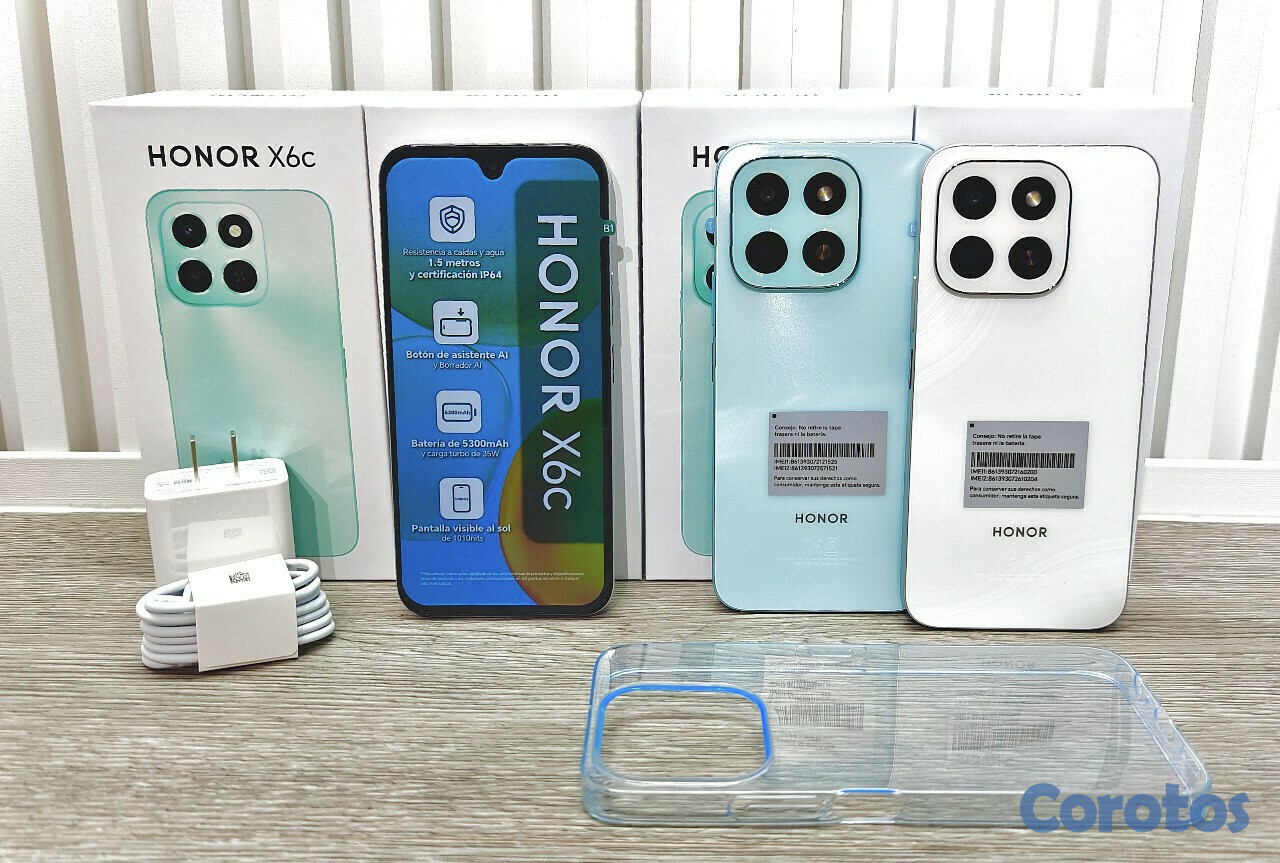 celulares y tabletas - 
HONOR X6C DE 256GB 12GB RAM NUEVO DE CAJA EN OFERTA
