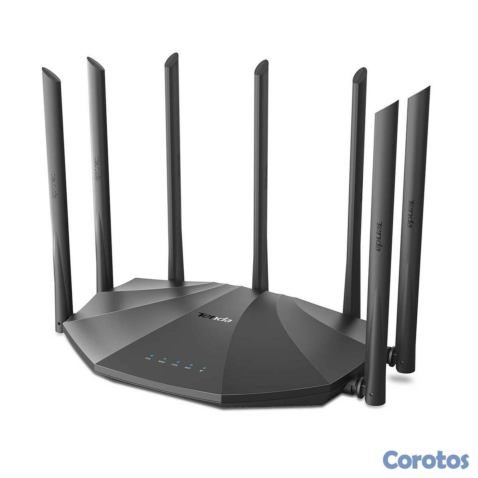 computadoras y laptops - ROUTER WIRELESS TENDA AC23, 2033MBPS, WIFI GIGABIT, DOBLE BANDA, 1 PUERTO WAN 3