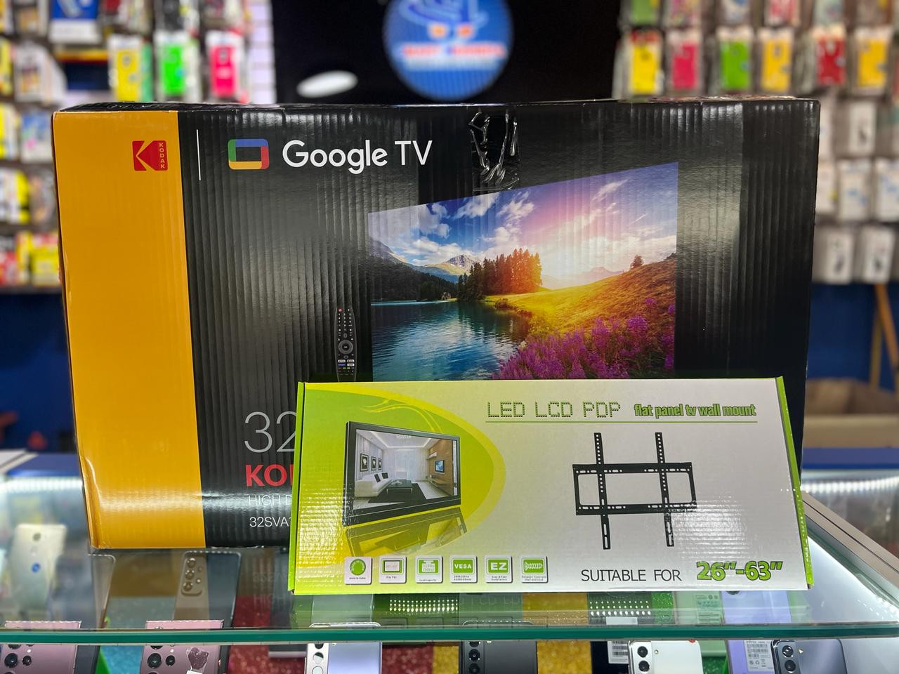 tv - SMART TV KODAK 32 PULGADAS GOOGLE TV CONTROL POR VOZ 2024 NUEVOS
 0
