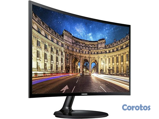 computadoras y laptops - MONITOR CURVO SAMSUNG 24 PULGADAS FHD (1,920 X 1,080) 1800R, LED,LC24F392FHNXZ 2